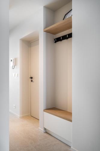 Katil atau katil-katil dalam bilik di - Maja - Peaceful luxurious appt near the beach in Koksijde