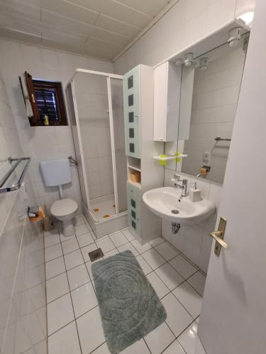 Koupelna v ubytování Apartman Tamy