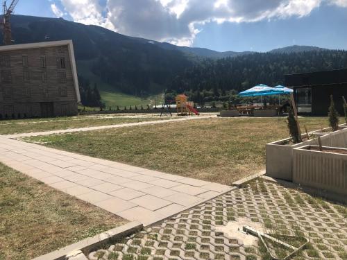 Nespecifikovaný výhled na hory nebo výhled na hory při pohledu z apartmánu