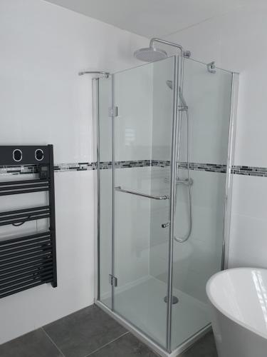 Koupelna v ubytování Ma Petite Auberge