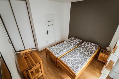 Postel nebo postele na pokoji v ubytování Willa Halina
