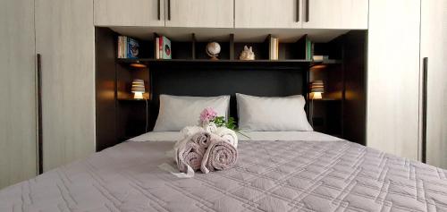 Кровать или кровати в номере SoleGardaRelax - Peschiera del Garda