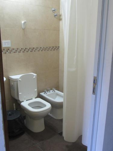 Koupelna v ubytování La Casona