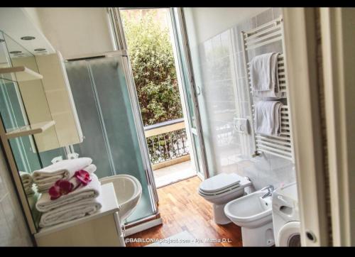 Et badeværelse på Nel Sole appartamenti