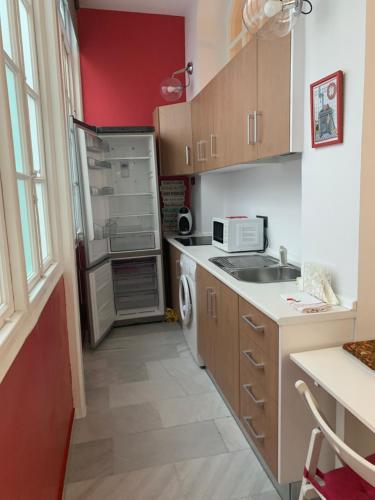 Kuchyňa alebo kuchynka v ubytovaní APTO CALLE NUEVA 13 MALAGA Centro