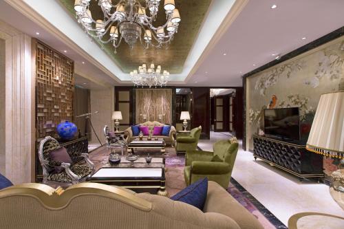 Χώρος καθιστικού στο Wanda Vista Changsha