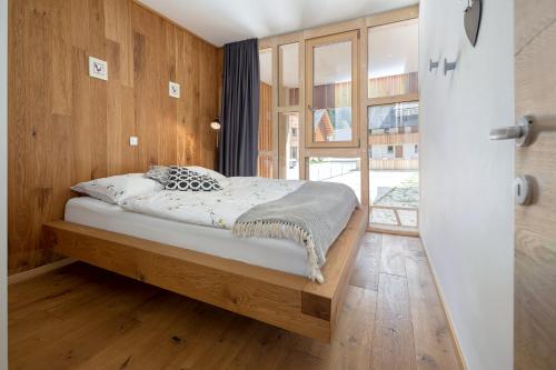 מיטה או מיטות בחדר ב-SKI Gothia