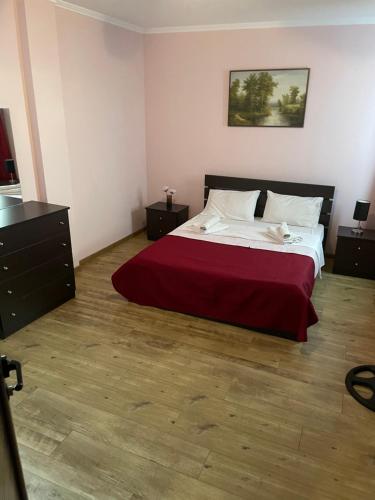 Postel nebo postele na pokoji v ubytování Softades Cottage