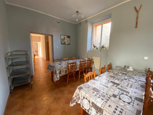 Dining area in a panziókat