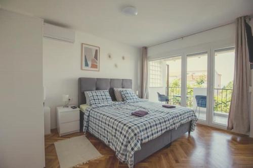Posteľ alebo postele v izbe v ubytovaní Flora relax house, free parking