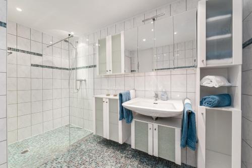 Koupelna v ubytování Ferienhaus Usseln