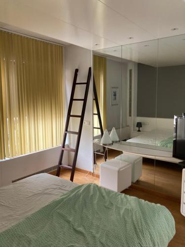 Postel nebo postele na pokoji v ubytování Appartement ZIN