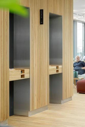 Coin salon dans l'établissement Zoku Vienna
