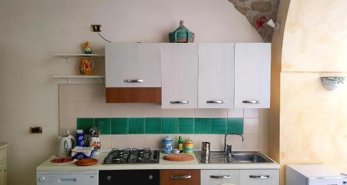 A cozinha ou cozinha compacta de Il Limoneto degli Angeli