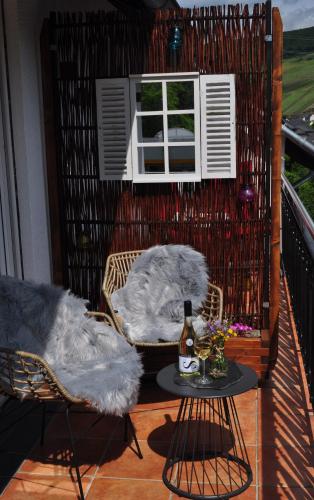 Balkoni atau teres di Schorn³ Appartements