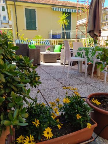 Jardín al aire libre en Hotel Alla Fontanella