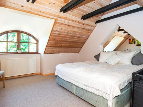 Postel nebo postele na pokoji v ubytování Holiday home Aars