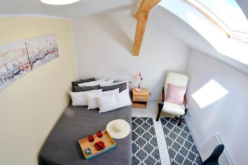 Część wypoczynkowa w obiekcie Plaża Apartament