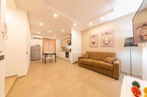 Η κουζίνα ή μικρή κουζίνα στο I Mori Apartments