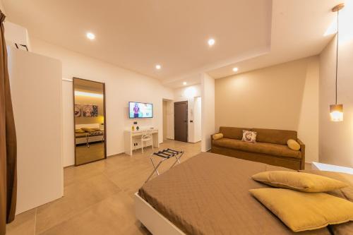 Μια τηλεόραση ή/και κέντρο ψυχαγωγίας στο I Mori Apartments