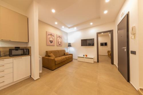 Η κουζίνα ή μικρή κουζίνα στο I Mori Apartments