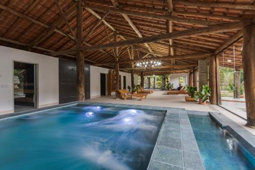 Kolam renang di atau dekat dengan Resort Fazenda 3 Pinheiros