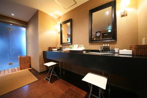 Ένα μπάνιο στο Hotel Wing International Sagamihara