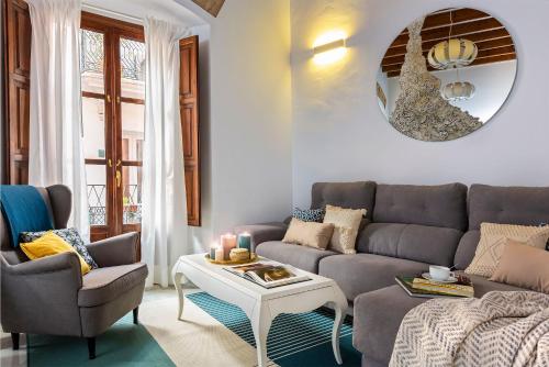 Et opholdsområde på Genteel Home Alhóndiga Sevilla