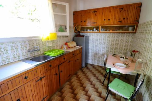 Kuchyň nebo kuchyňský kout v ubytování Antigone Apartments