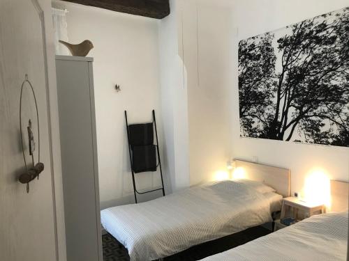 Postel nebo postele na pokoji v ubytování Appartement Elsa Valencia