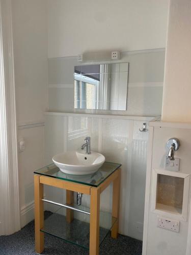 A bathroom at The Brighton 