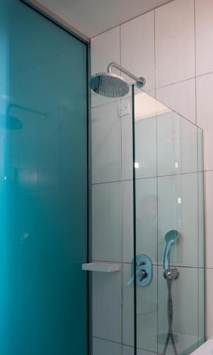 Salle de bains dans l'établissement Macedon
