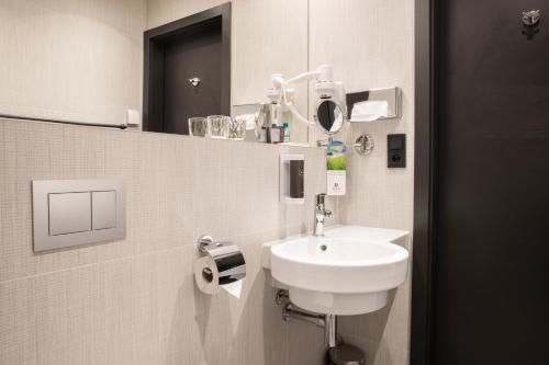 Koupelna v ubytování Amenity Hotel & Resort Orlické hory