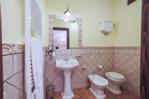 Koupelna v ubytování Appartamento Alvavista2