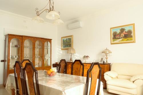 Ruang duduk di Antico Borgo B&B