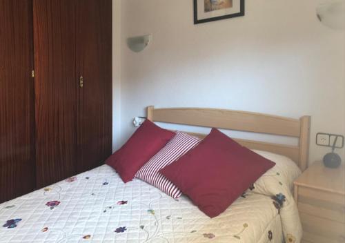 Vuode tai vuoteita majoituspaikassa PARADIS PARK, APARTAMENTO PISCINA Y PLAYA