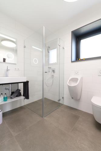 Bilik mandi di Das Andere - Gästeapartment