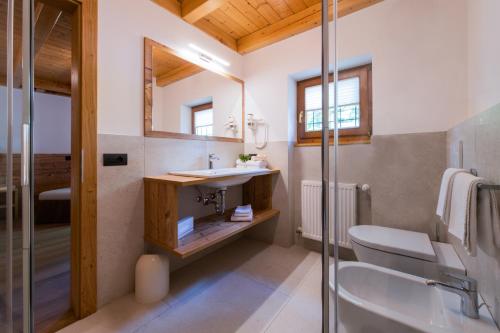 Koupelna v ubytování Charme Hotel Uridl