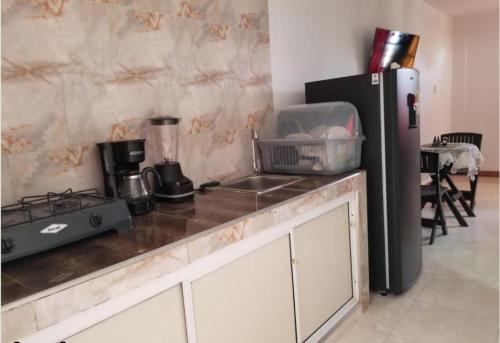 Η κουζίνα ή μικρή κουζίνα στο Apartamentos The Harbor Cali 302