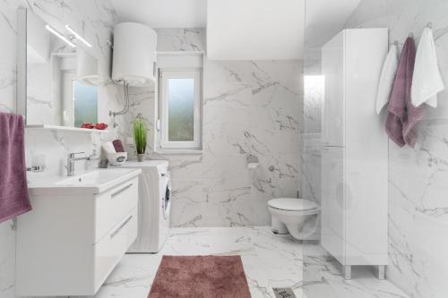 Et badeværelse på VILLA A