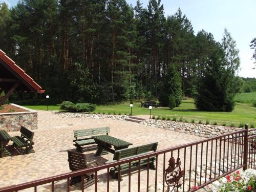 Zahrada ubytování Kwatera w Leśniczówce Czarne