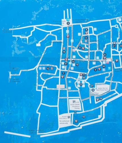 a map of dubrovnik in croatia at alma in Yerushalayim