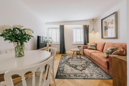 Χώρος καθιστικού στο Apartamenty Wrocławska 11