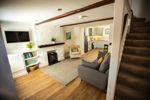 Posezení v ubytování Arthur Street cottage