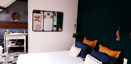 Posteľ alebo postele v izbe v ubytovaní Les Ruettes