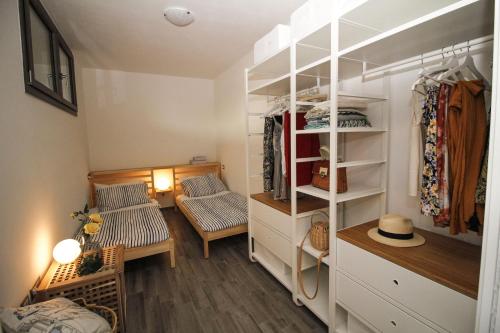 Poschodová posteľ alebo postele v izbe v ubytovaní Casa Kant
