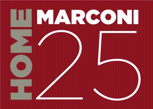 a red sign that says ni moron on it at Apartment Home Marconi25 in Verona
