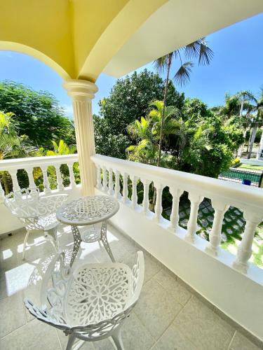 Μπαλκόνι ή βεράντα στο Sweet Home Punta Cana Guest House - VILLA Q15A