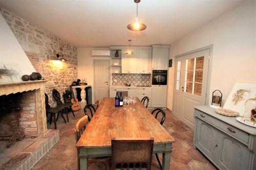 Η κουζίνα ή μικρή κουζίνα στο Casa Arancin