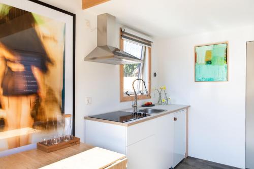 Dapur atau dapur kecil di Luna’s loft